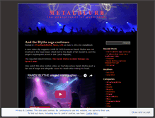 Tablet Screenshot of metalblurb.wordpress.com
