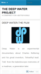 Mobile Screenshot of deepwaterproject.wordpress.com