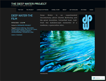 Tablet Screenshot of deepwaterproject.wordpress.com