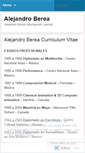 Mobile Screenshot of alejandroberea.wordpress.com