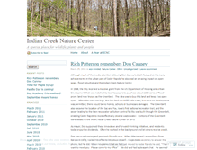 Tablet Screenshot of naturecenter.wordpress.com