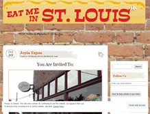 Tablet Screenshot of eatmeinstl.wordpress.com