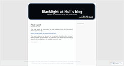 Desktop Screenshot of blacklightathull.wordpress.com