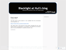 Tablet Screenshot of blacklightathull.wordpress.com