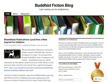 Tablet Screenshot of buddhistfictionblog.wordpress.com