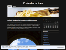 Tablet Screenshot of ecriredestartines.wordpress.com