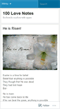 Mobile Screenshot of 100lovenotes.wordpress.com