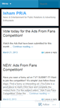 Mobile Screenshot of ishampra.wordpress.com