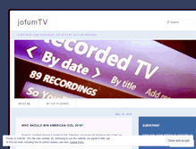 Tablet Screenshot of jofum.wordpress.com
