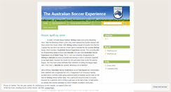 Desktop Screenshot of ozsoccerexperience.wordpress.com