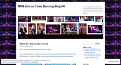 Desktop Screenshot of msnstrictlycomedancing.wordpress.com