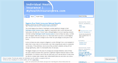 Desktop Screenshot of myhealthinsure.wordpress.com