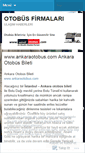 Mobile Screenshot of otobusbiletial.wordpress.com
