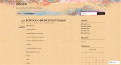 Desktop Screenshot of c0cina.wordpress.com