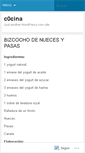Mobile Screenshot of c0cina.wordpress.com