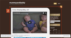Desktop Screenshot of mummyanddaddy.wordpress.com