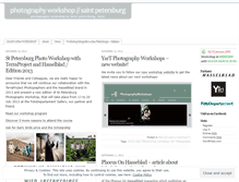 Tablet Screenshot of photographyworkshopspb.wordpress.com