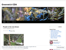 Tablet Screenshot of greenwichcda.wordpress.com