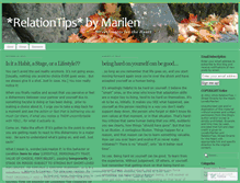Tablet Screenshot of lovebymarilen.wordpress.com