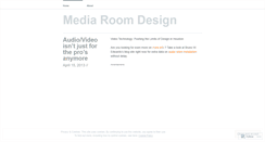 Desktop Screenshot of mediaroomdesign.wordpress.com