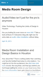 Mobile Screenshot of mediaroomdesign.wordpress.com
