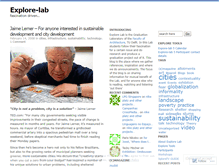 Tablet Screenshot of explorelaboratory.wordpress.com