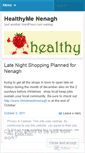 Mobile Screenshot of healthymenenagh.wordpress.com