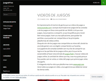 Tablet Screenshot of juegosfrivo.wordpress.com