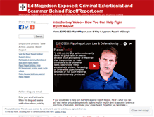 Tablet Screenshot of edmagedsonscam.wordpress.com