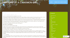 Desktop Screenshot of anatomyofacinnamongirl.wordpress.com
