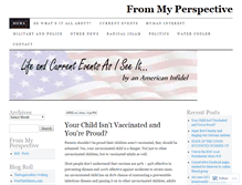 Tablet Screenshot of amerinfidel.wordpress.com