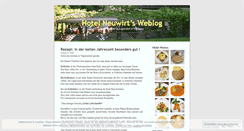 Desktop Screenshot of hotelneuwirt.wordpress.com