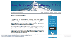 Desktop Screenshot of jqkaufmanlaw.wordpress.com