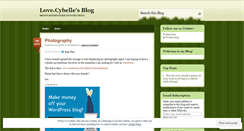 Desktop Screenshot of lovecybelle.wordpress.com