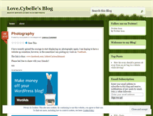 Tablet Screenshot of lovecybelle.wordpress.com