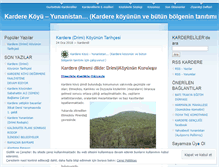 Tablet Screenshot of kardereliler.wordpress.com