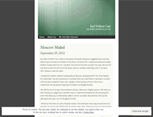 Tablet Screenshot of joelnelsoncarr.wordpress.com