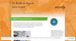 Desktop Screenshot of mundoparaarmar.wordpress.com