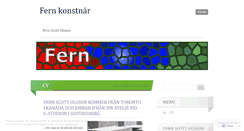 Desktop Screenshot of fernkonstnar.wordpress.com