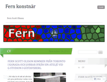 Tablet Screenshot of fernkonstnar.wordpress.com