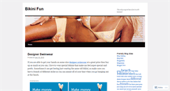 Desktop Screenshot of bikinifun.wordpress.com