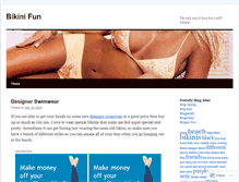 Tablet Screenshot of bikinifun.wordpress.com