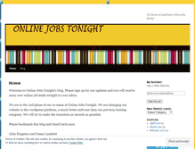 Tablet Screenshot of myonlinejobstonight.wordpress.com