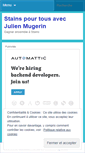 Mobile Screenshot of julienmugerin.wordpress.com