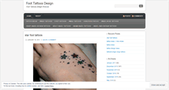 Desktop Screenshot of foottattoosdesign.wordpress.com