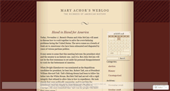 Desktop Screenshot of maryachor.wordpress.com