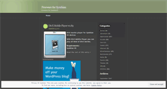 Desktop Screenshot of freeware4symbian.wordpress.com