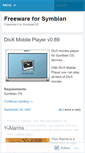 Mobile Screenshot of freeware4symbian.wordpress.com