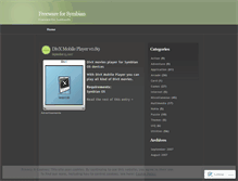 Tablet Screenshot of freeware4symbian.wordpress.com