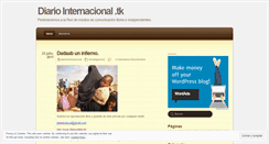 Desktop Screenshot of diariointernacional.wordpress.com